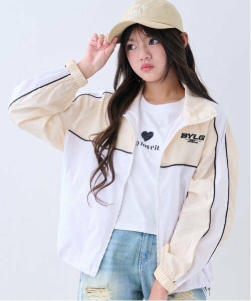 by LOVEiT / バイ ラビット ブルゾン | 切り替えマウンテンパーカー | 詳細1