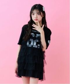 by LOVEiT / バイ ラビット ミニ丈・ひざ丈ワンピース | リメイク風ナンバーワンピース