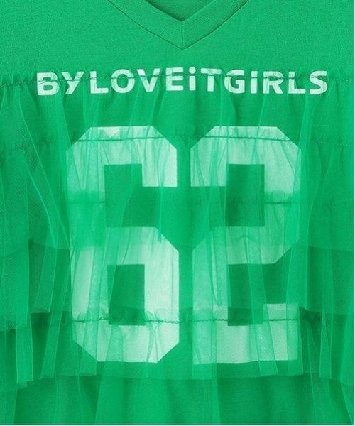 by LOVEiT / バイ ラビット ミニ丈・ひざ丈ワンピース | リメイク風ナンバーワンピース | 詳細3