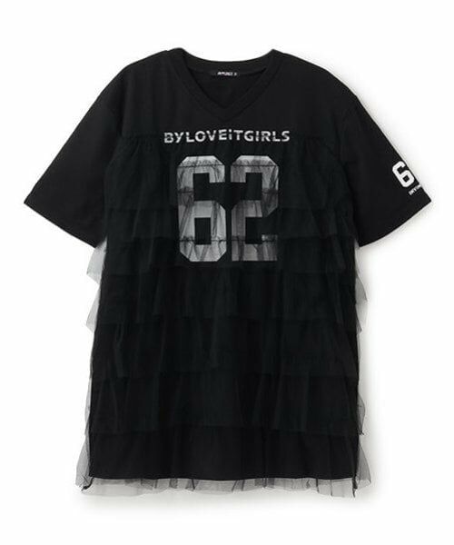 by LOVEiT / バイ ラビット ミニ丈・ひざ丈ワンピース | リメイク風ナンバーワンピース | 詳細9