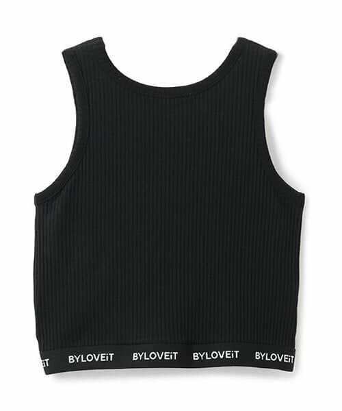 by LOVEiT / バイ ラビット キャミソール・チューブトップ | パット入りクロップドタンク | 詳細1