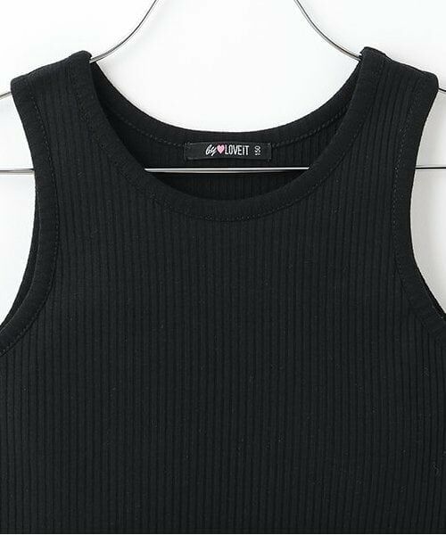 by LOVEiT / バイ ラビット キャミソール・チューブトップ | パット入りクロップドタンク | 詳細2
