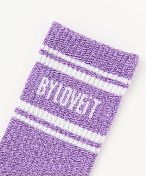 by LOVEiT / バイ ラビット ソックス | ラインクルーソックス | 詳細1