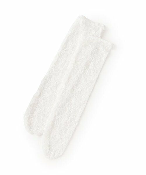 by LOVEiT / バイ ラビット ソックス | レースソックス（オフ ホワイト）