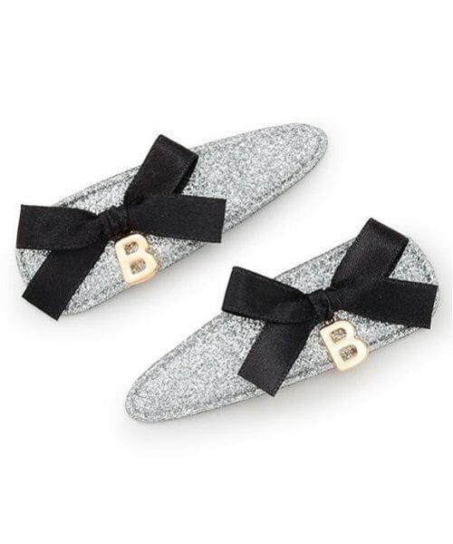 by LOVEiT / バイ ラビット ヘアピン | キラキラスリーピン（2個セット）（シルバー）