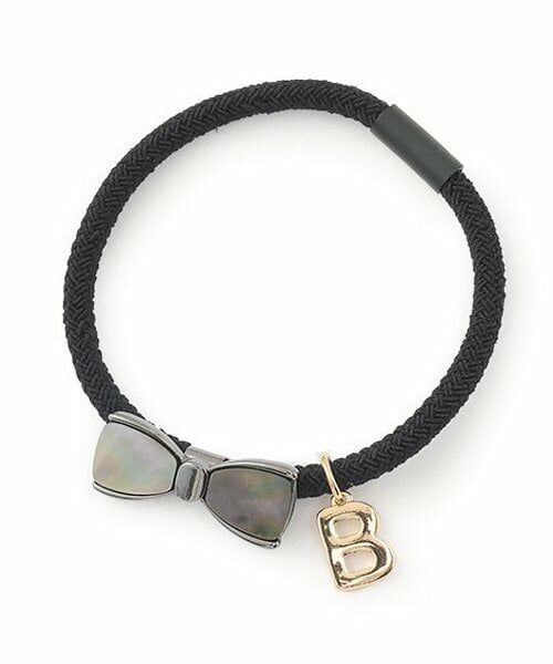 by LOVEiT / バイ ラビット ヘアゴム・シュシュ | リボンポニー（黒）