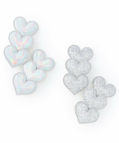 by LOVEiT / バイ ラビット ヘアピン | 3ハートクリップ（2個セット） | 詳細4