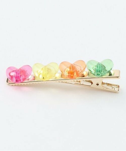 by LOVEiT / バイ ラビット ヘアピン | マルチハートクリップ（2個セット） | 詳細2