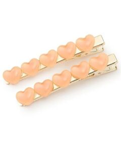 by LOVEiT / バイ ラビット ヘアピン | ミニハートクリップ（2個セット）