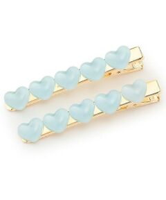 by LOVEiT / バイ ラビット ヘアピン | ミニハートクリップ（2個セット）