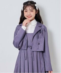 by LOVEiT / バイ ラビット テーラードジャケット | リボンつきショートジャケット