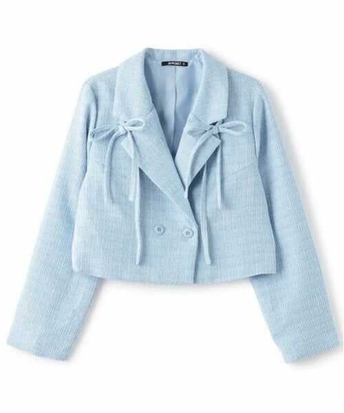 by LOVEiT / バイ ラビット テーラードジャケット | リボンつきショートジャケット | 詳細10