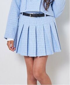 by LOVEiT / バイ ラビット ミニ・ひざ丈スカート | ベルトつきプリーツスカート（インパンつき）
