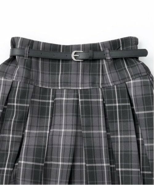 by LOVEiT / バイ ラビット ミニ・ひざ丈スカート | ベルトつきプリーツスカート（インパンつき） | 詳細11