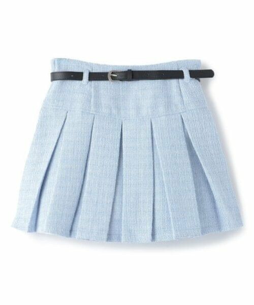 by LOVEiT / バイ ラビット ミニ・ひざ丈スカート | ベルトつきプリーツスカート（インパンつき） | 詳細6