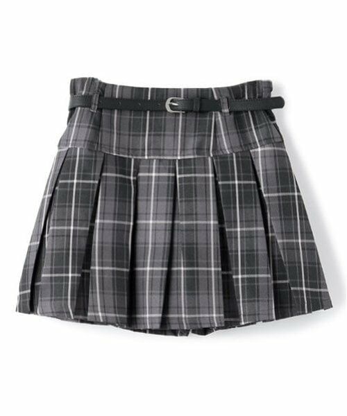 by LOVEiT / バイ ラビット ミニ・ひざ丈スカート | ベルトつきプリーツスカート（インパンつき） | 詳細9