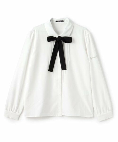 by LOVEiT / バイ ラビット シャツ・ブラウス | ボウタイつきシャツブラウス | 詳細1