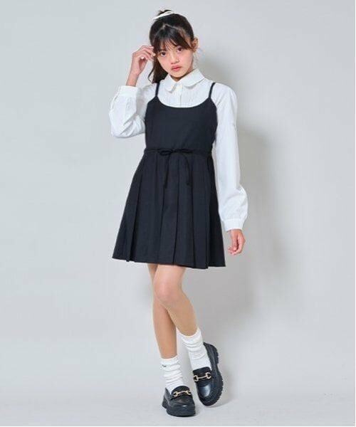 by LOVEiT / バイ ラビット ミニ丈・ひざ丈ワンピース | ベルトつきキャミワンピース | 詳細1