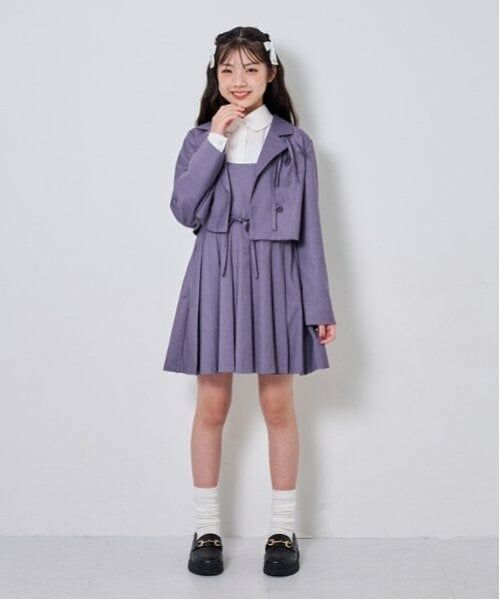 by LOVEiT / バイ ラビット ミニ丈・ひざ丈ワンピース | ベルトつきキャミワンピース | 詳細2