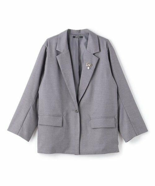 by LOVEiT / バイ ラビット テーラードジャケット | ロングジャケット | 詳細5