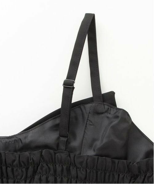 by LOVEiT / バイ ラビット ミニ丈・ひざ丈ワンピース | リボンビスチェつきシャツワンピース | 詳細12