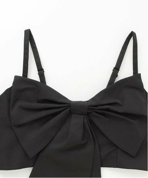 by LOVEiT / バイ ラビット ミニ丈・ひざ丈ワンピース | リボンビスチェつきシャツワンピース | 詳細8