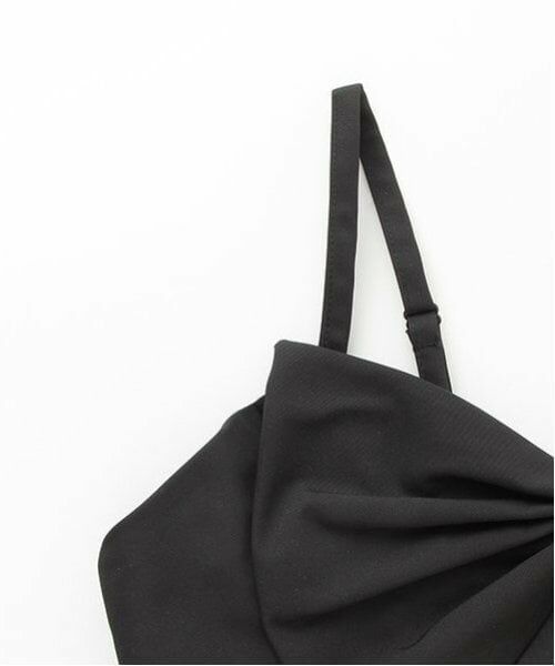 by LOVEiT / バイ ラビット ミニ丈・ひざ丈ワンピース | リボンビスチェつきシャツワンピース | 詳細9