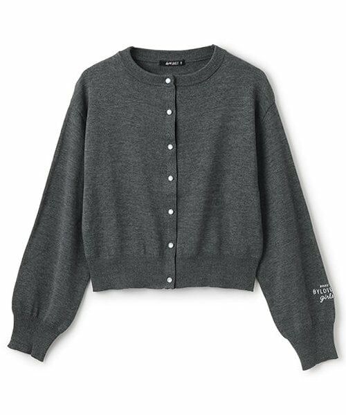 by LOVEiT / バイ ラビット カーディガン・ボレロ | ハイゲージカーディガン（チャコール）
