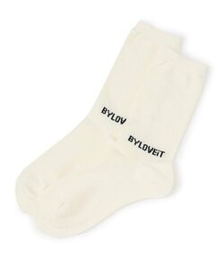 by LOVEiT / バイ ラビット ソックス | ロゴクルーソックス