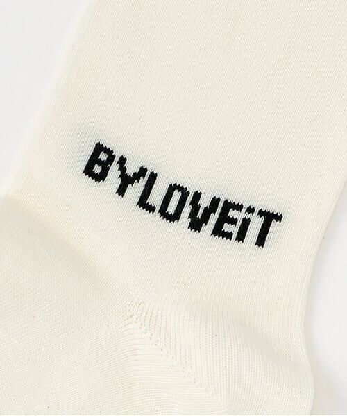 by LOVEiT / バイ ラビット ソックス | ロゴハイソックス | 詳細2