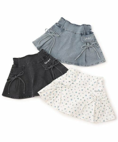 by LOVEiT / バイ ラビット ミニ・ひざ丈スカート | 【ニコ☆プチ掲載】ポケットリボンスカート | 詳細1