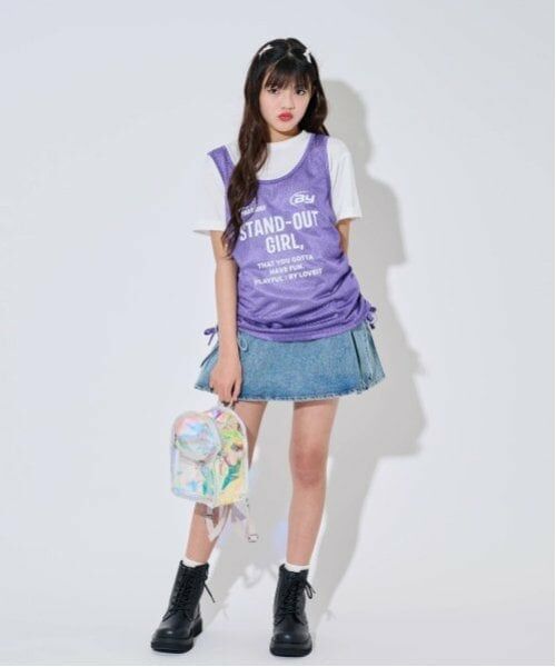 by LOVEiT / バイ ラビット ミニ・ひざ丈スカート | 【ニコ☆プチ掲載】ポケットリボンスカート | 詳細12