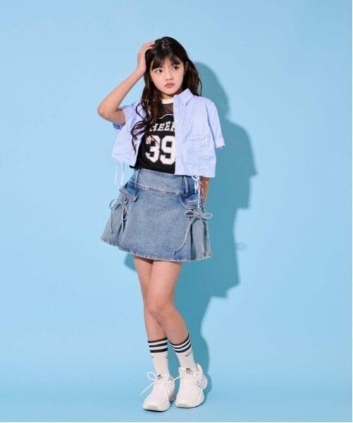 by LOVEiT / バイ ラビット ミニ・ひざ丈スカート | 【ニコ☆プチ掲載】ポケットリボンスカート | 詳細13