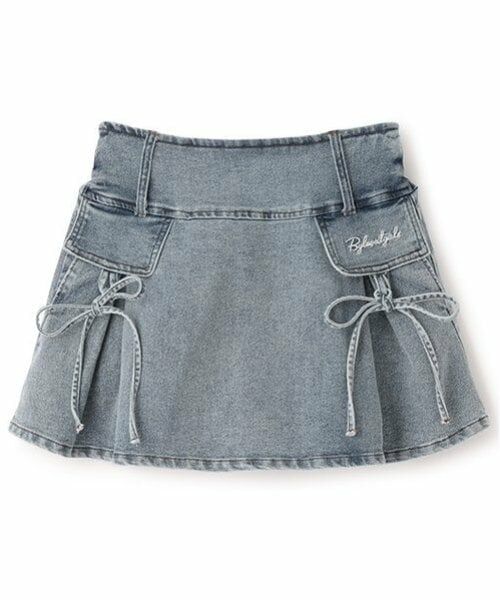 by LOVEiT / バイ ラビット ミニ・ひざ丈スカート | 【ニコ☆プチ掲載】ポケットリボンスカート | 詳細2