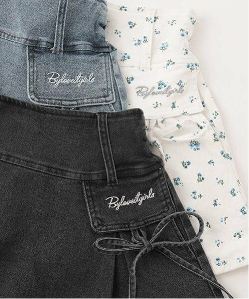 by LOVEiT / バイ ラビット ミニ・ひざ丈スカート | 【ニコ☆プチ掲載】ポケットリボンスカート | 詳細8