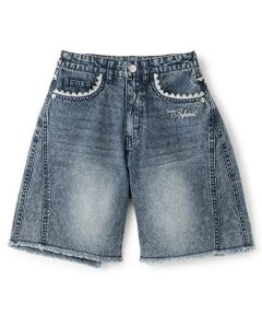 by LOVEiT / バイ ラビット ショート・ハーフ・半端丈パンツ | 【Cuugal掲載】レース付きハーフパンツ