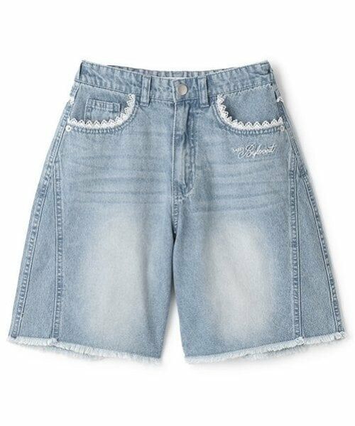 by LOVEiT / バイ ラビット ショート・ハーフ・半端丈パンツ | 【Cuugal掲載】レース付きハーフパンツ | 詳細1