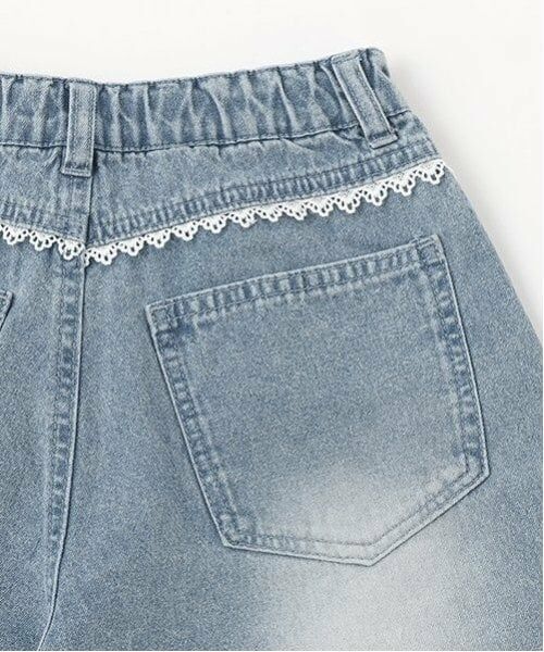 by LOVEiT / バイ ラビット ショート・ハーフ・半端丈パンツ | 【Cuugal掲載】レース付きハーフパンツ | 詳細8