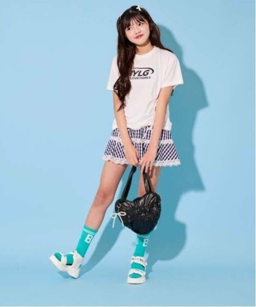 by LOVEiT / バイ ラビット ミニ・ひざ丈スカート | 【大好評につき再入荷】切替フレアスカート | 詳細12