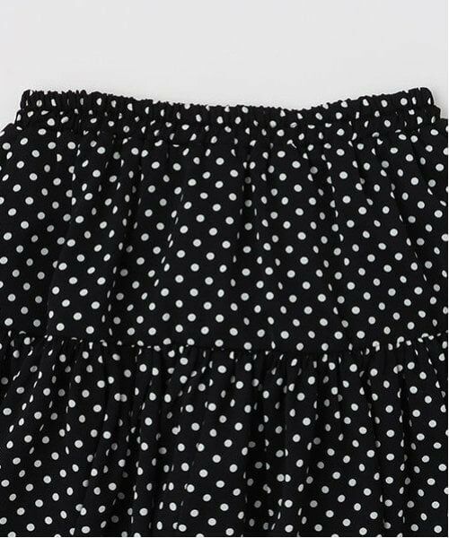 by LOVEiT / バイ ラビット ミニ・ひざ丈スカート | ドットティアードスカート | 詳細3