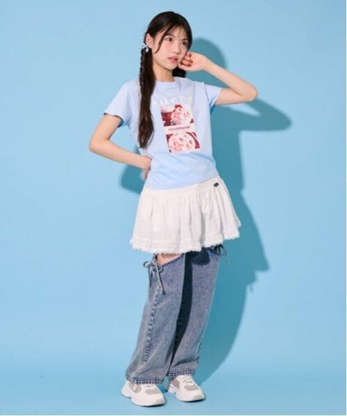 by LOVEiT / バイ ラビット ミニ・ひざ丈スカート | 【ニコ☆プチ掲載】【大好評につき再入荷】ティアードスカート | 詳細2