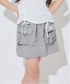 by LOVEiT / バイ ラビット ミニ・ひざ丈スカート | ドロストポケスカート