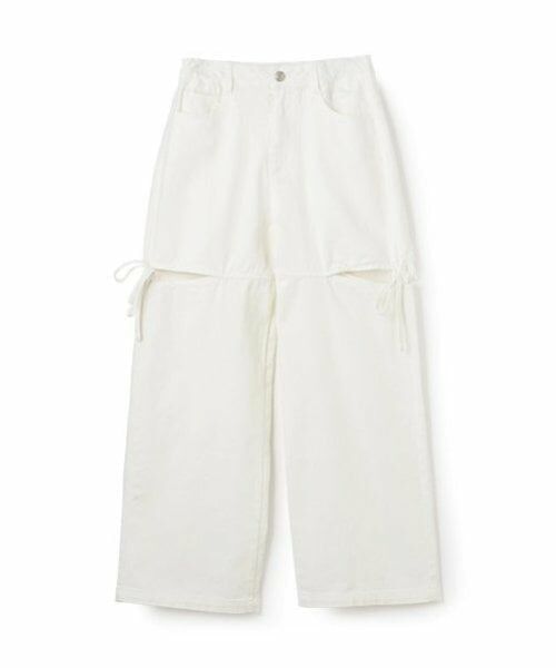 by LOVEiT / バイ ラビット その他パンツ | 【ニコ☆プチ・Cuugal掲載】リボンスリットパンツ | 詳細11