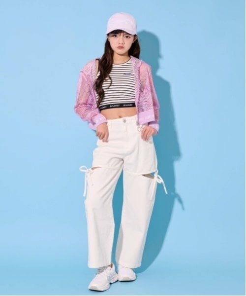 by LOVEiT / バイ ラビット その他パンツ | 【ニコ☆プチ・Cuugal掲載】リボンスリットパンツ | 詳細12