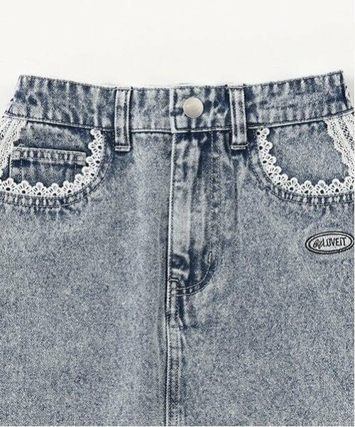 by LOVEiT / バイ ラビット ミニ・ひざ丈スカート | レースポイントスカート | 詳細2