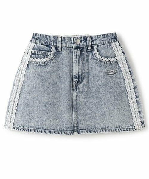 by LOVEiT / バイ ラビット ミニ・ひざ丈スカート | レースポイントスカート | 詳細9