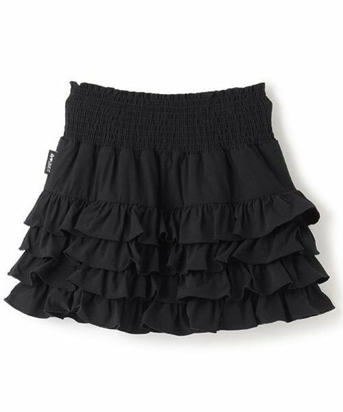 by LOVEiT / バイ ラビット ミニ・ひざ丈スカート | 【Cuugal掲載】シャーリングフリルスカート | 詳細2