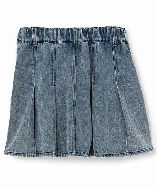 by LOVEiT / バイ ラビット ミニ・ひざ丈スカート | デニムタックスカート | 詳細1