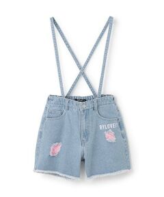 by LOVEiT / バイ ラビット サロペット・オールインワン | ダメージショートパンツ