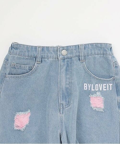 by LOVEiT / バイ ラビット サロペット・オールインワン | ダメージショートパンツ | 詳細3